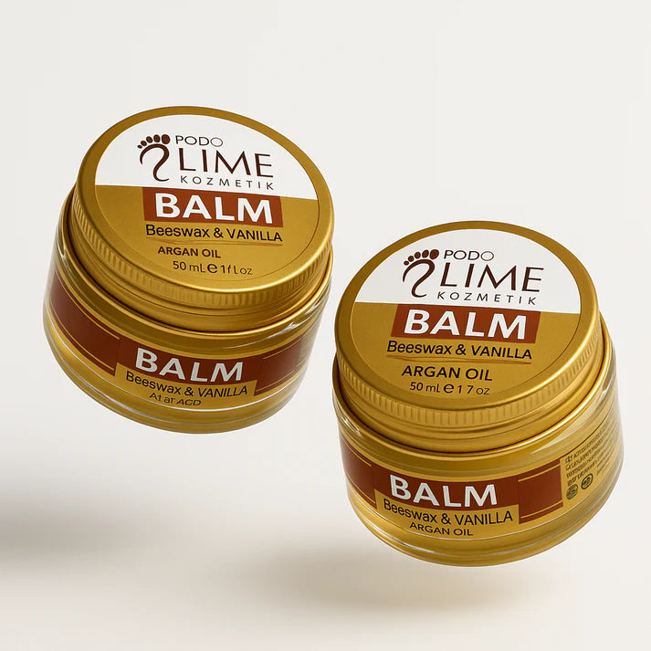 Atkuriamasis balzamas sausai ir suragėjusiai pėdų odai Podo Lime BALM