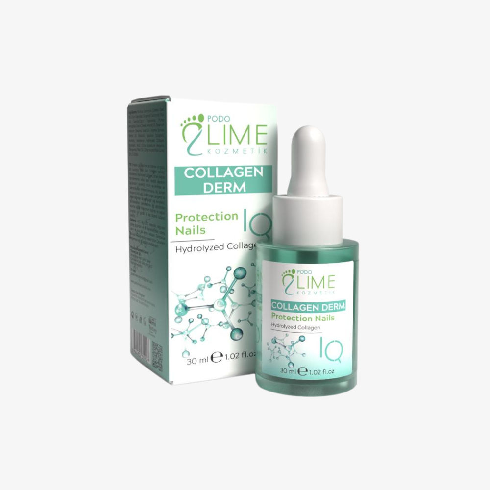Podo Lime Collagen Derm stipraus poveikio atstatomasis kolagenas nagams